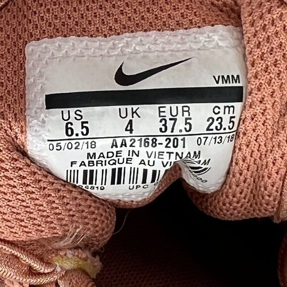 Nike Air Max Womens AA2168-201 Axis Terra Blush Lace Up Size 6.5 Running Shoes - Picture 9 of 9